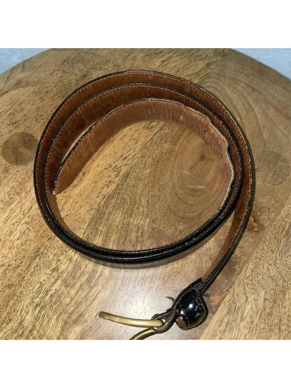 Mens COACH Dress Belt 40 Black Leather COWHIDE Tuxedo Formal 3921
